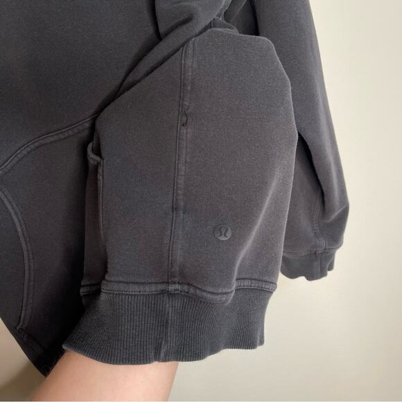 Lululemon All Yours Black Long Sleeve Hoodie Sweatshirt XS - Picture 5 of 9